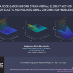 A Node-Based Uniform Strain Virtual Element Method for Elastic and Inelastic Small Deformation Problems